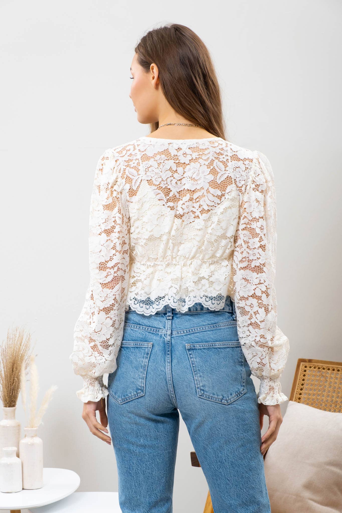 Lace Cropped Top