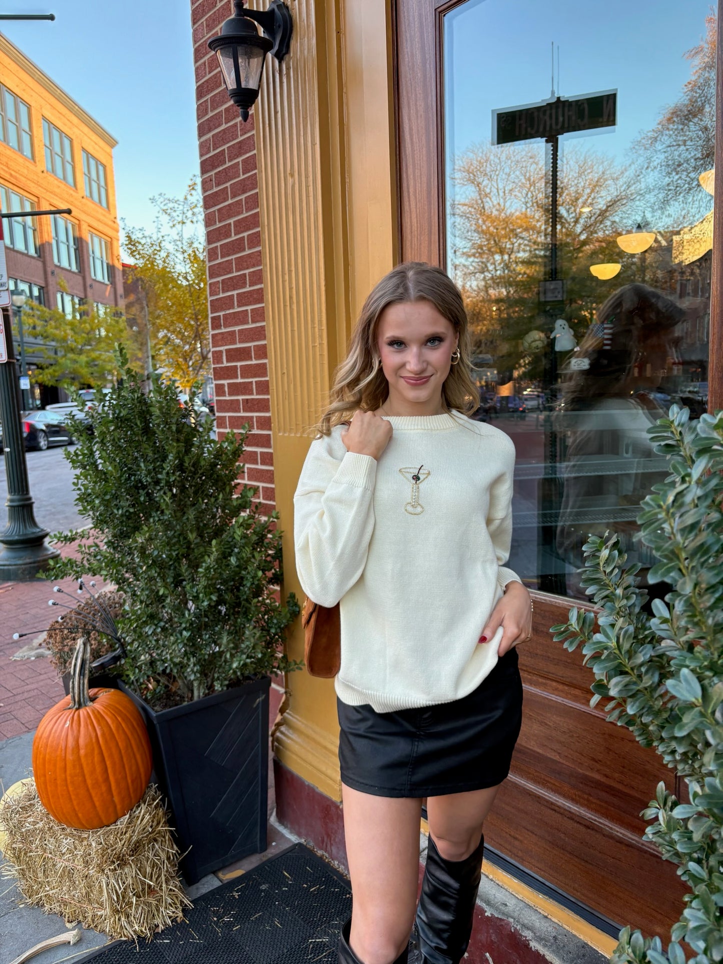 Sora Martini Bead Sweater -