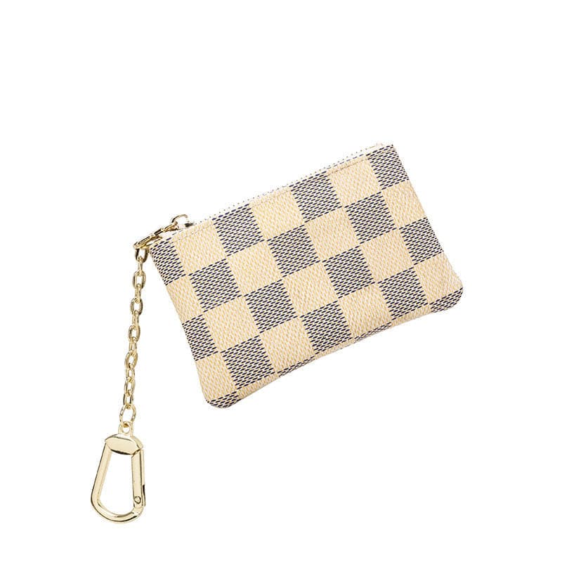 Checkered Keychain pouch wallet