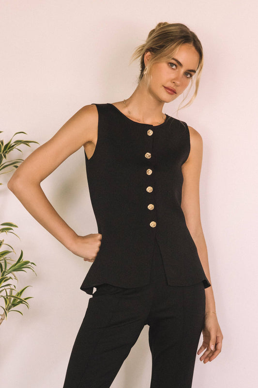 Knit Peplum Sweater Top
