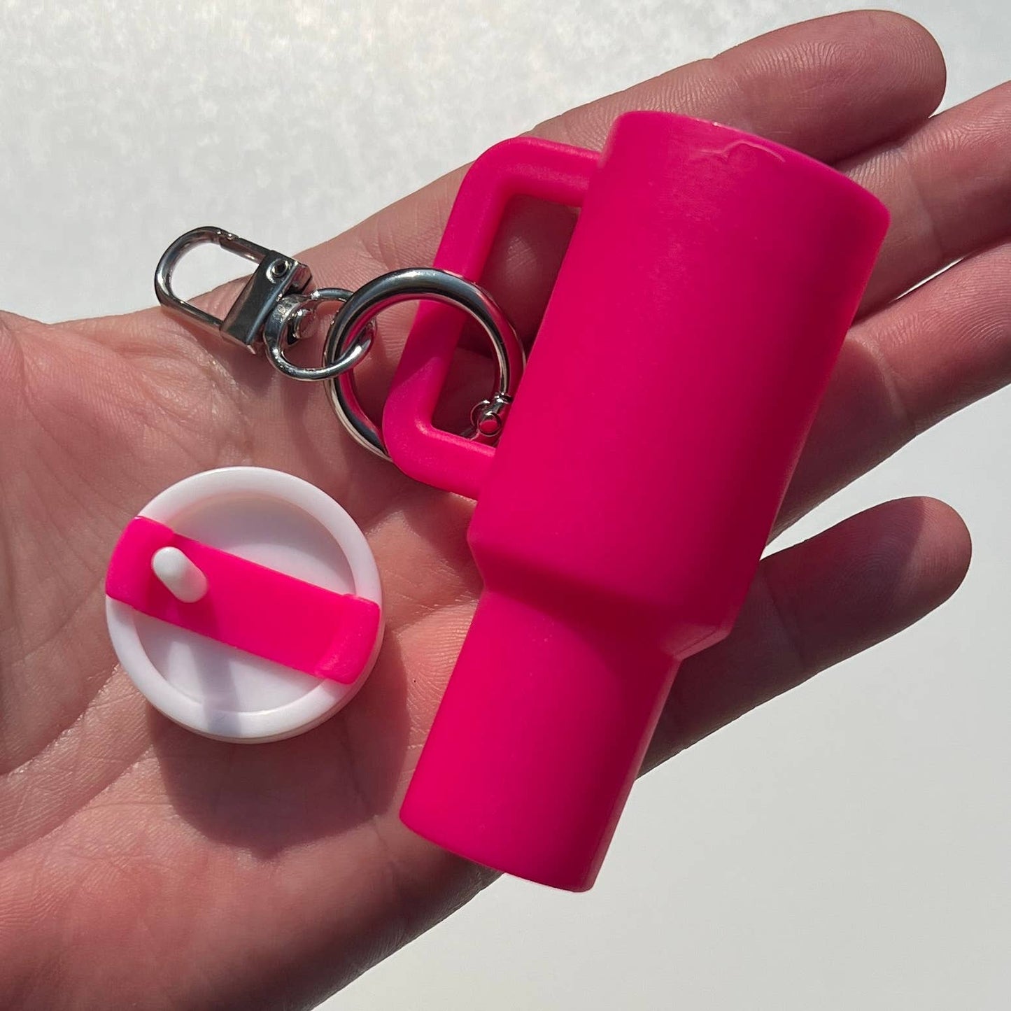 Mini Tumbler Keychain Chapstick Holder