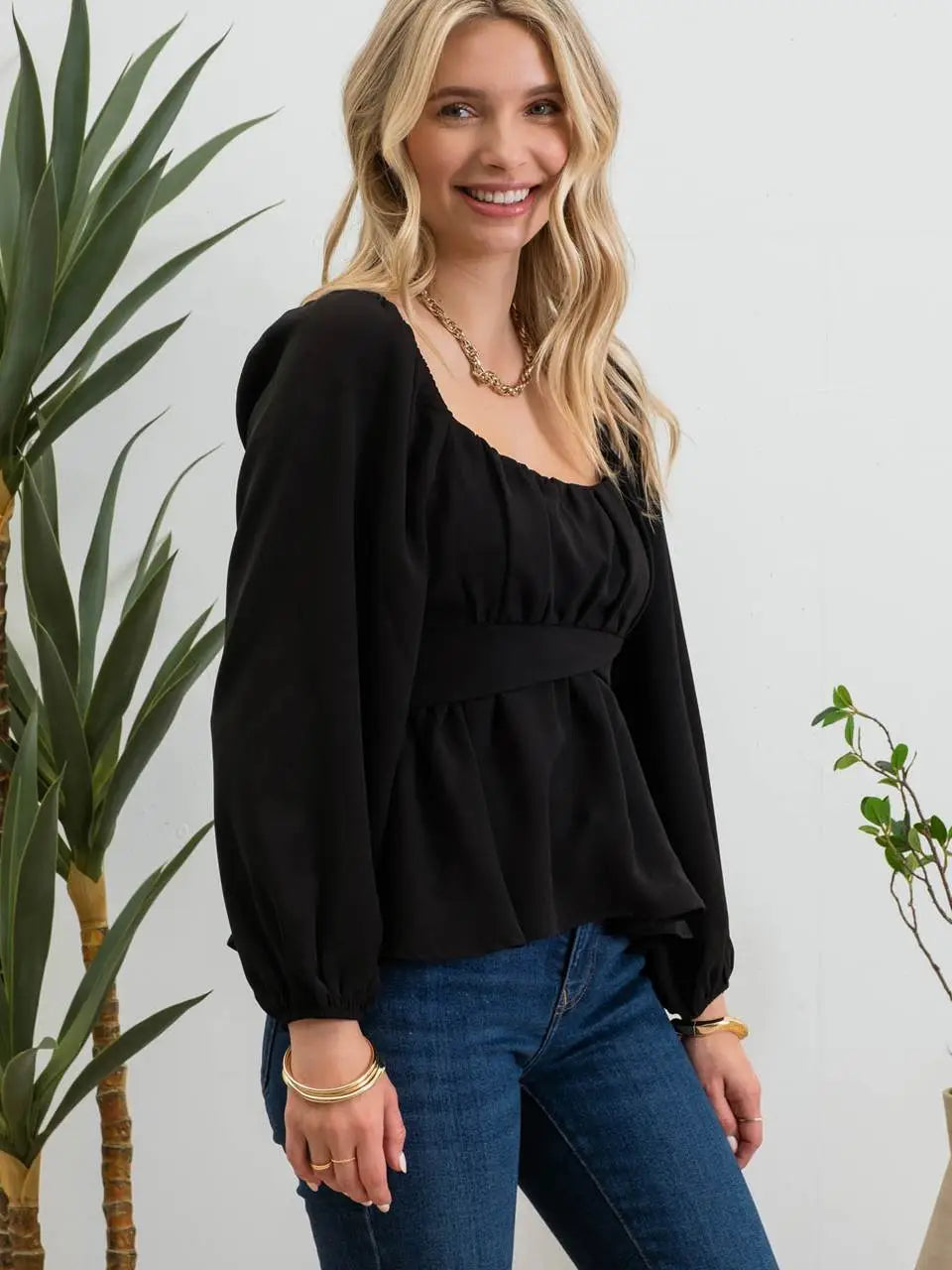 Caroline Tie Blouse