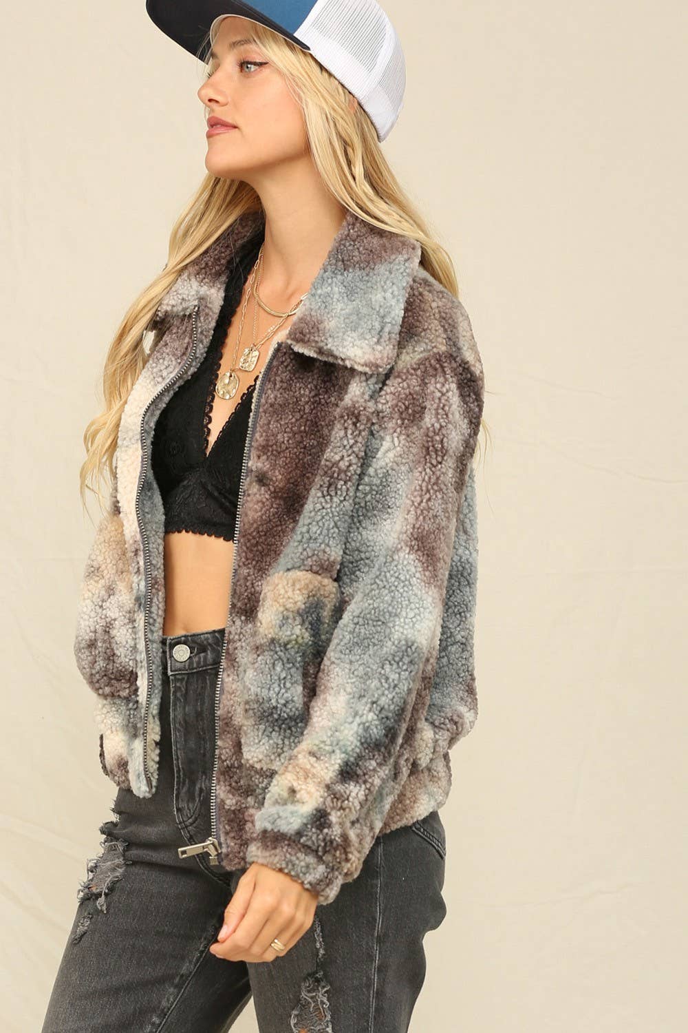 The Tie Dye Teddy Bear In This Jacket