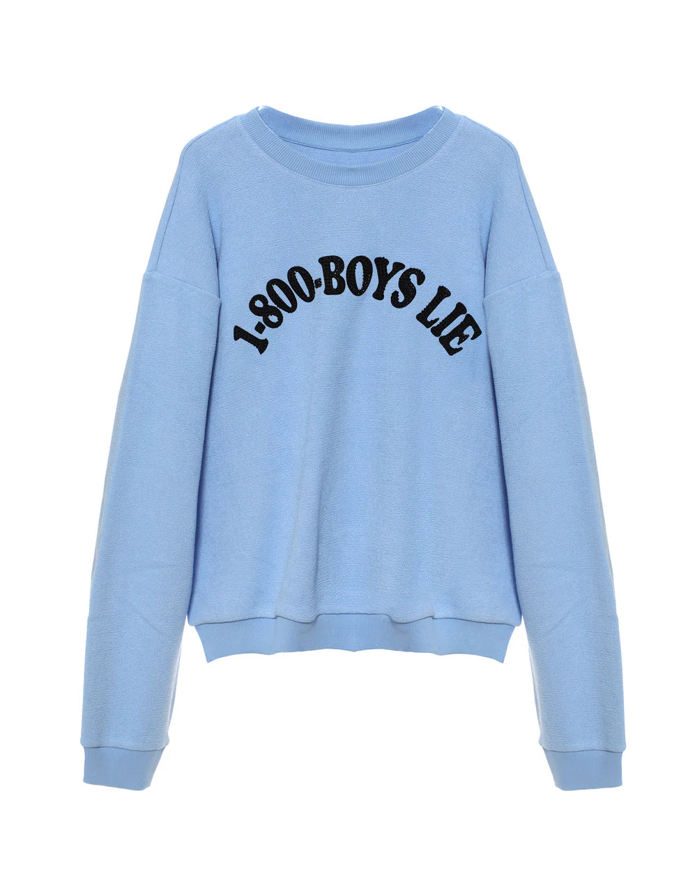 Boy's Lie  1-800-Revamped Kara Crewneck - Blue