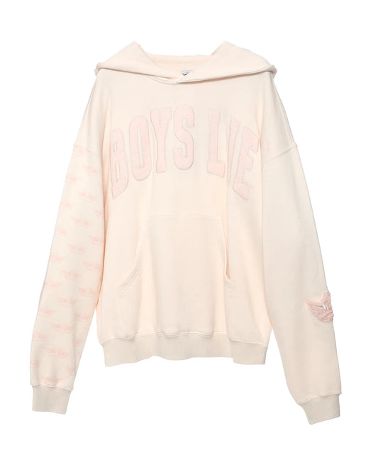 Boys lie Polar Pink Racer Hoodie