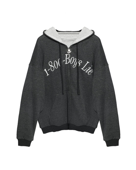 Boys Lie 1-800 Refresh Harley Zip Hoodie