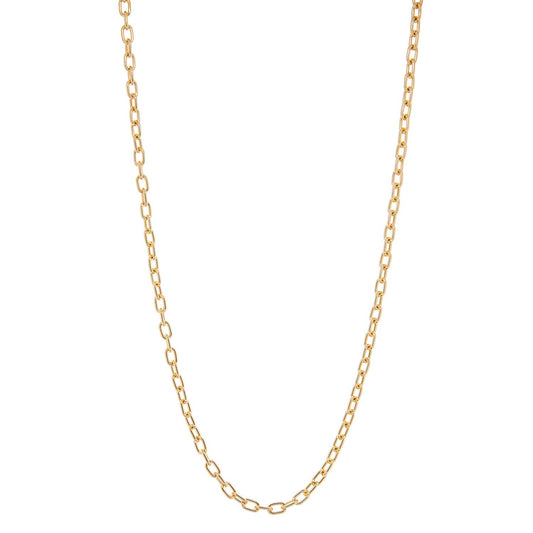 Gold plated 24" cable chain link necklace