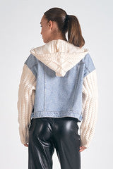 Amelia Denim Sweater Jacket