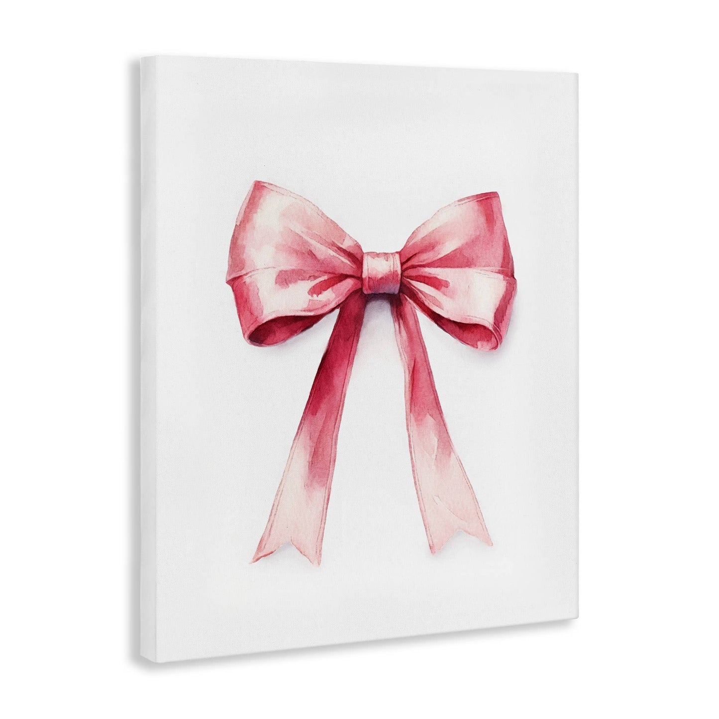 Delicate Pink Bow - Unframed Wall Art