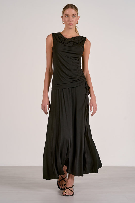 Cap Sleeve Drape Top