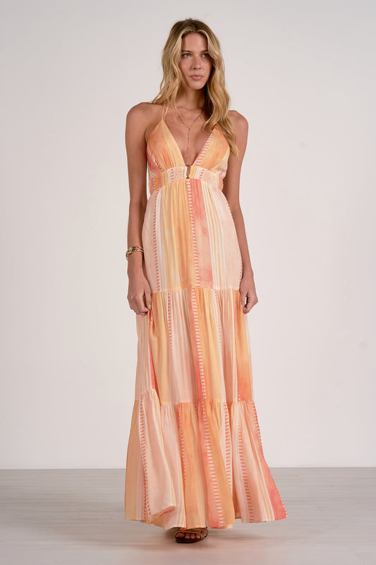 Coral Strove Dress