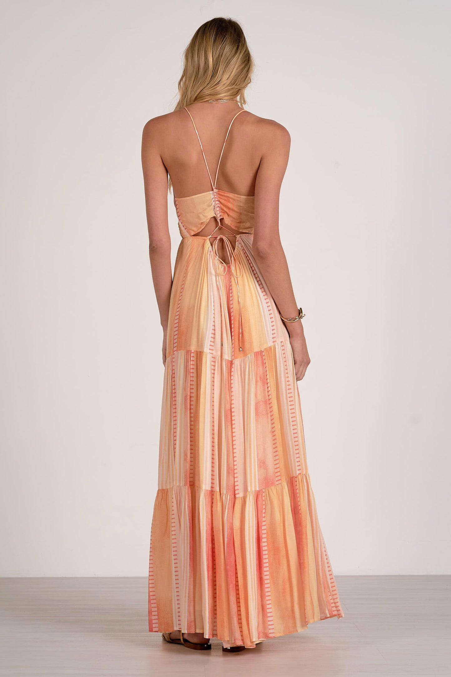 Coral Strove Dress
