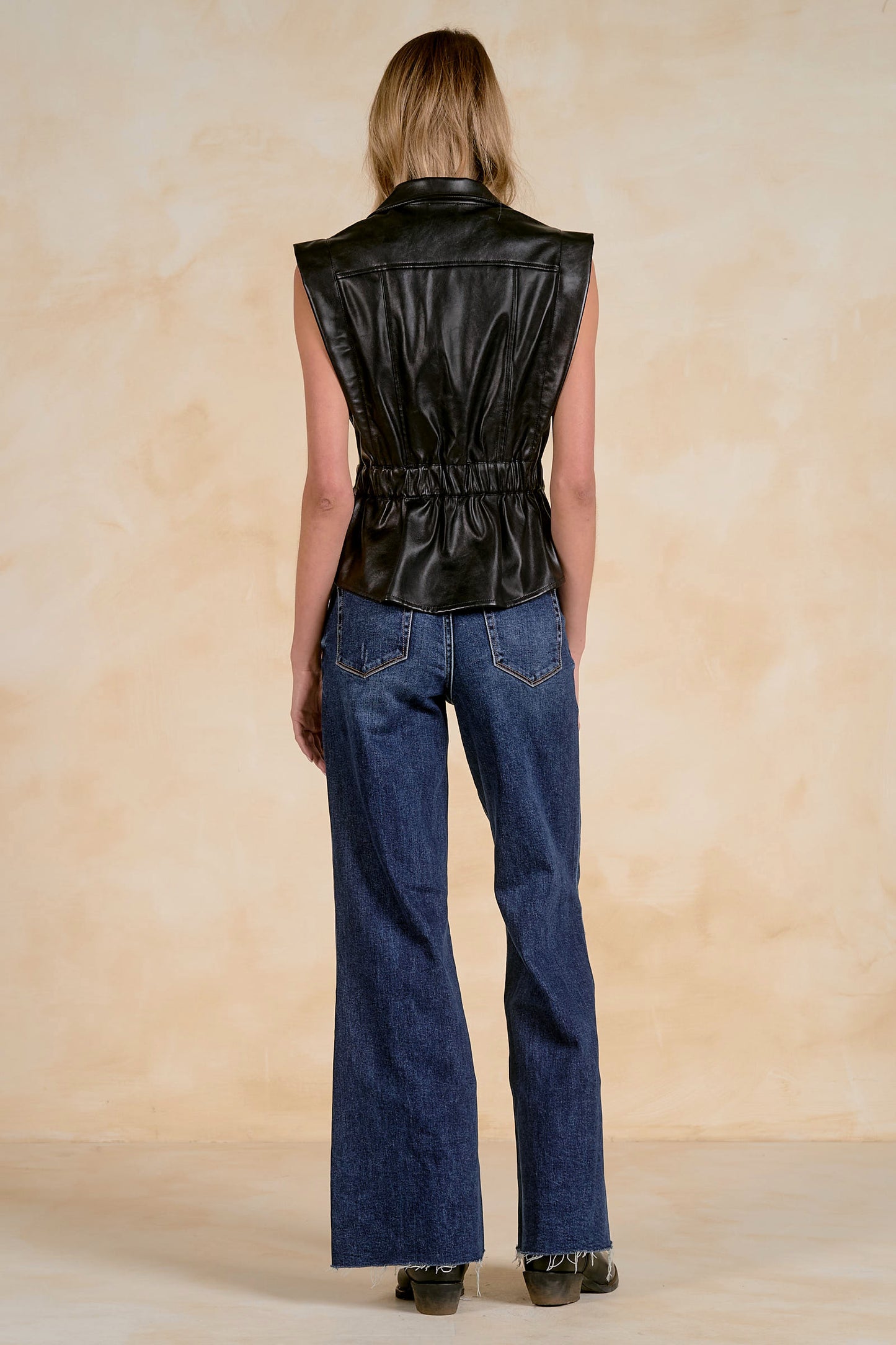 Lapel Button Vest