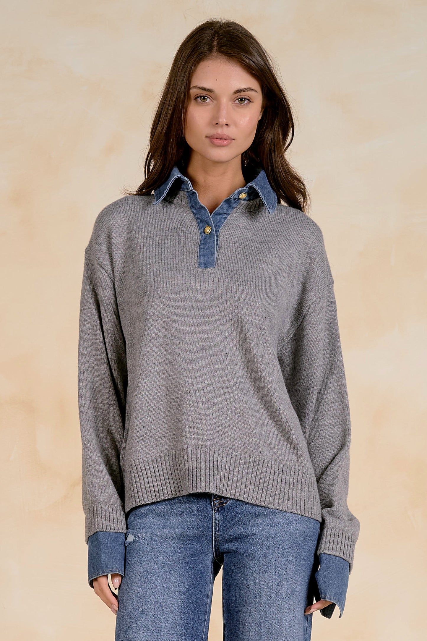 Darcy Denim Sweater