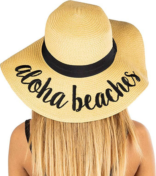 Embroidered Sun Hat - Aloha Beaches