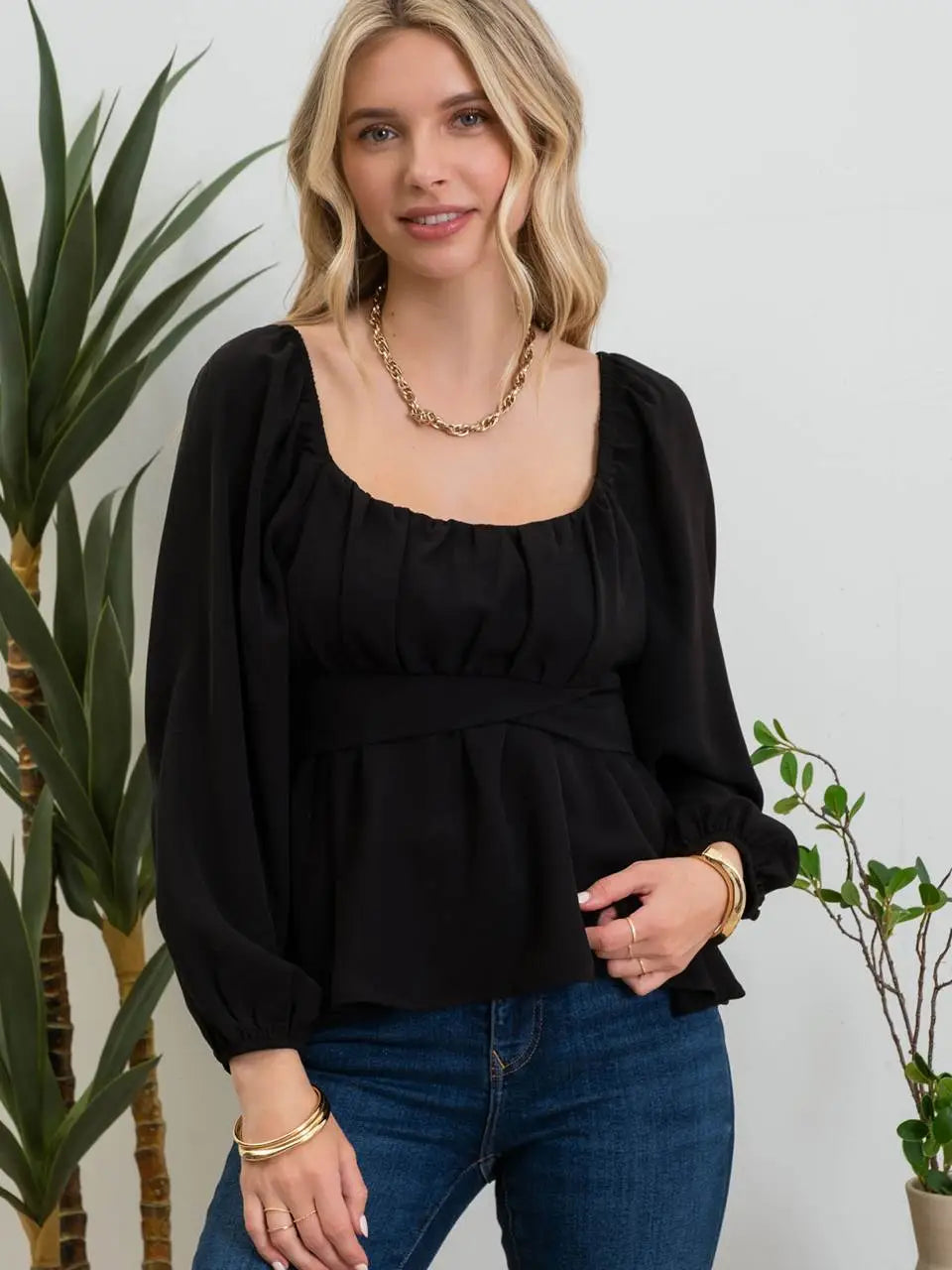 Caroline Tie Blouse