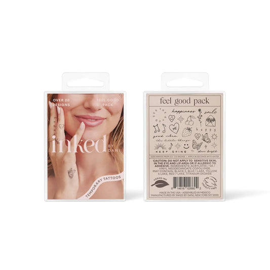 Feel Good Temporary Tattoo Pack