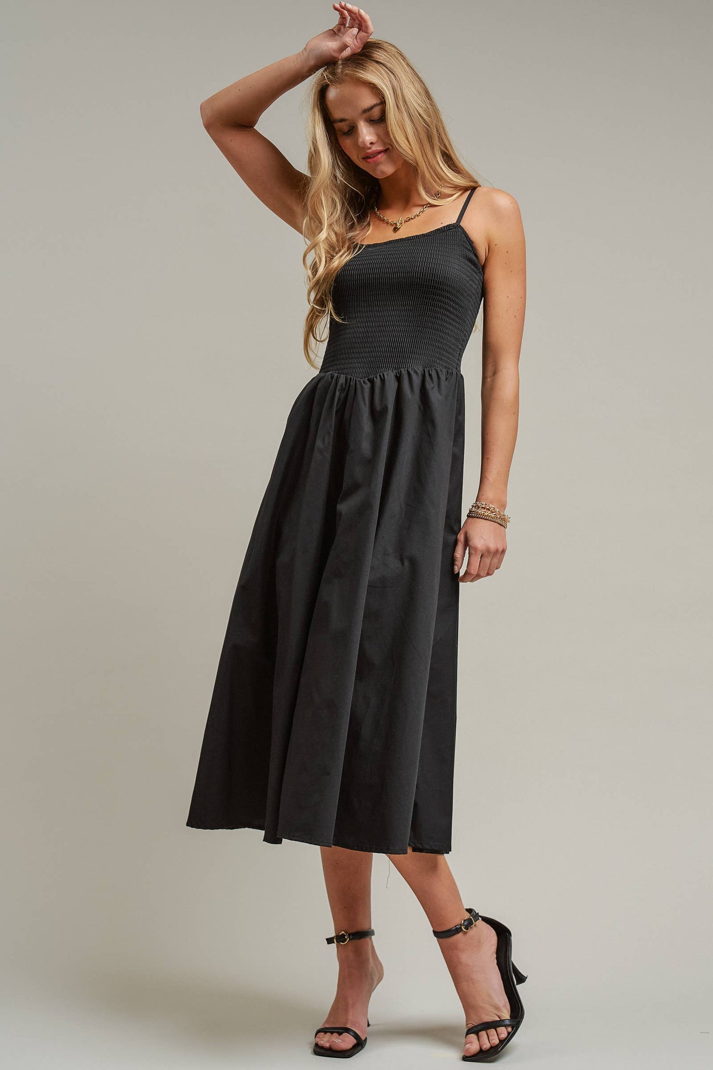 Smoked Bodice Dress