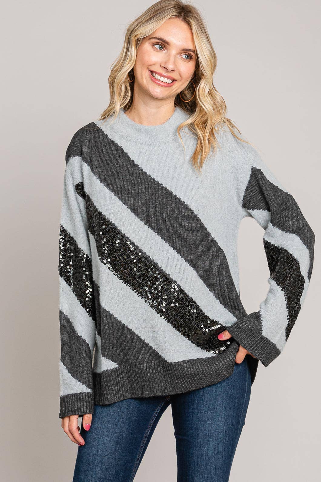 Sharon Sequin Sweater