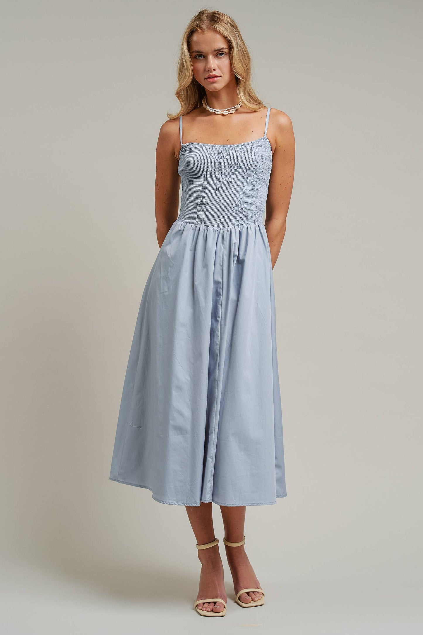 Smoked Bodice Dress