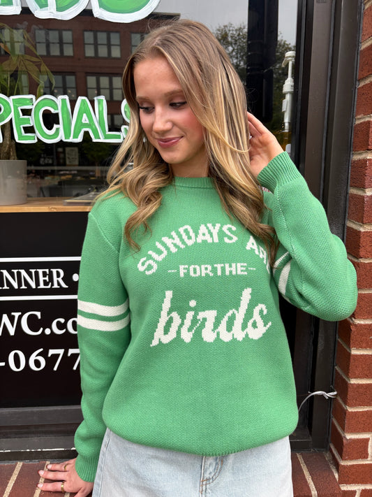 Sundays Are For The Birds Eagles Knit Sweater
