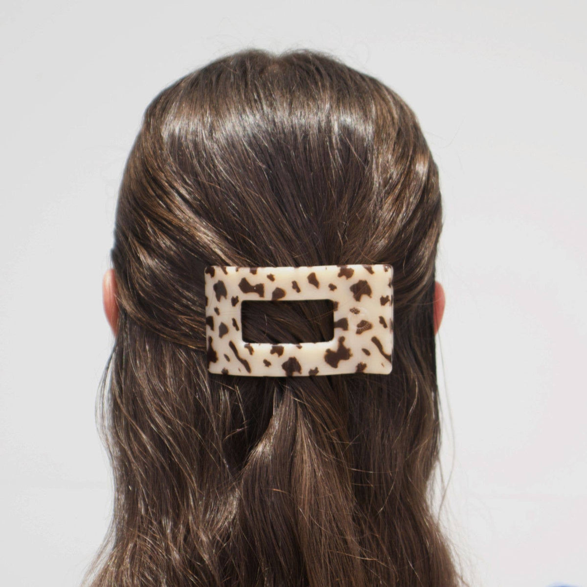 Blonde Tortoise | Small | Flat Rectangle Hair Clip