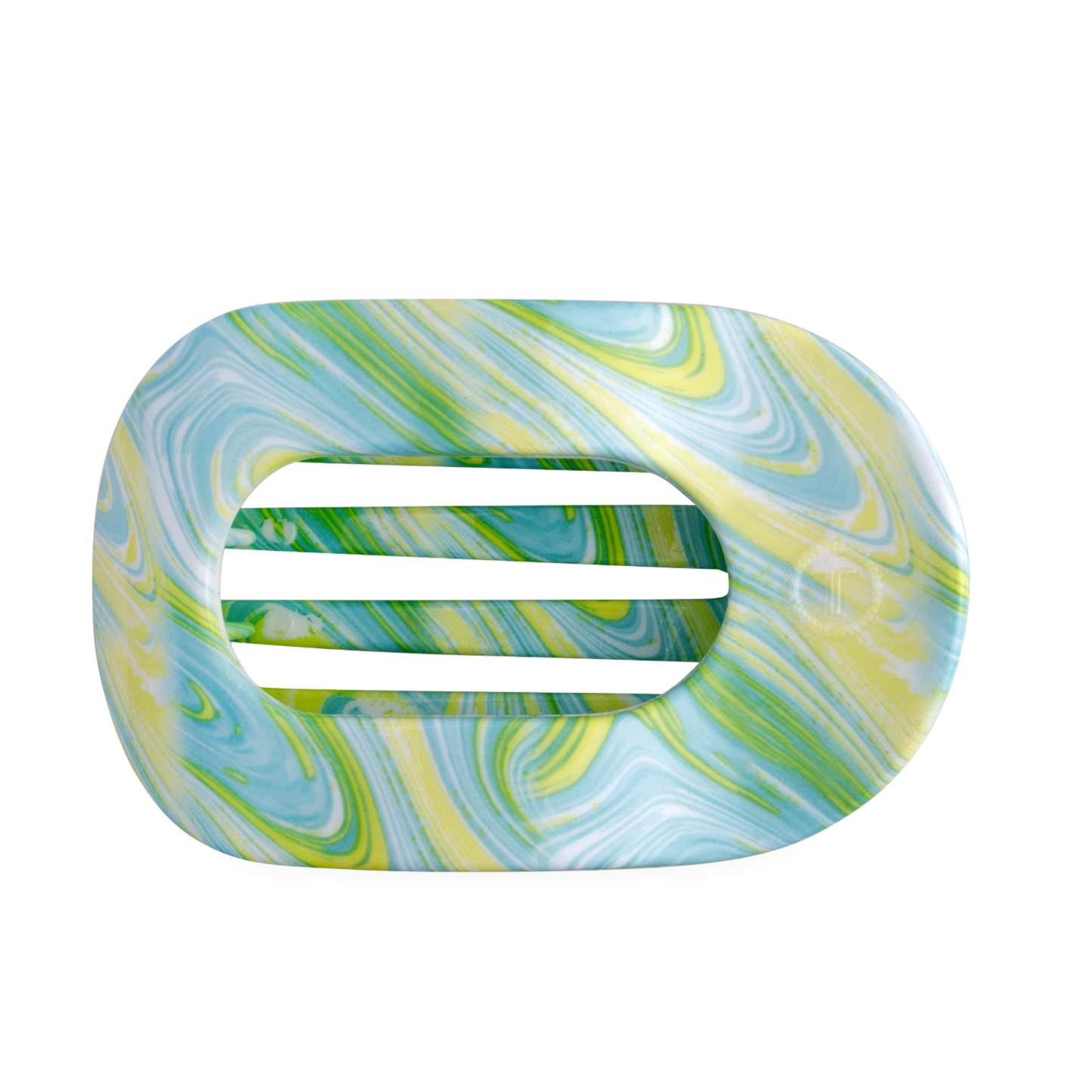 By the Sea Shore | Large | Flat Round Hair Clip