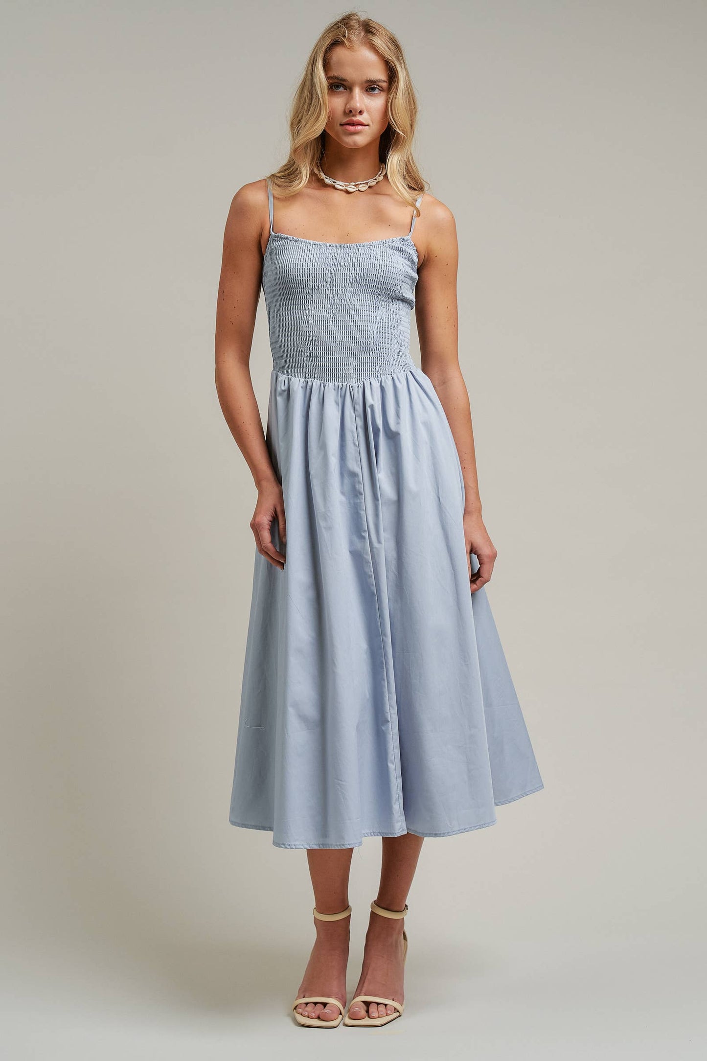 Smoked Bodice Dress