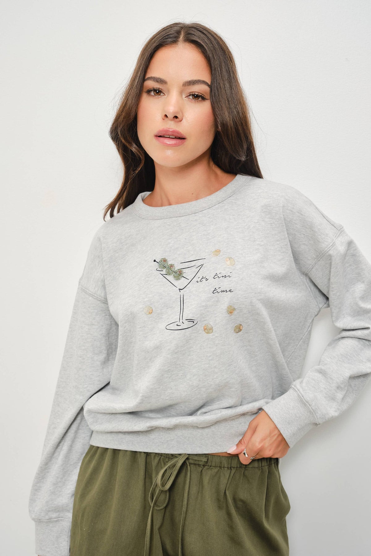 TINI TIME CREWNECK SWEATSHIRT