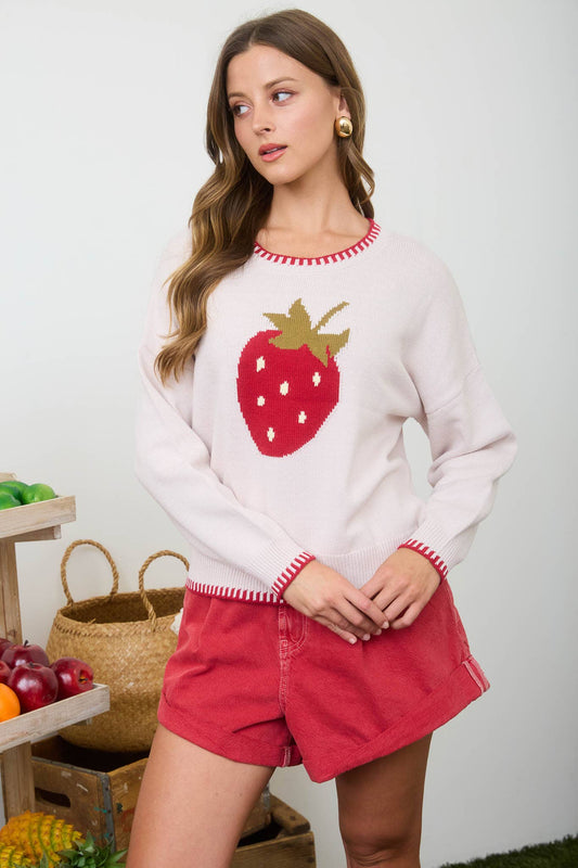 Strawberry Sweater