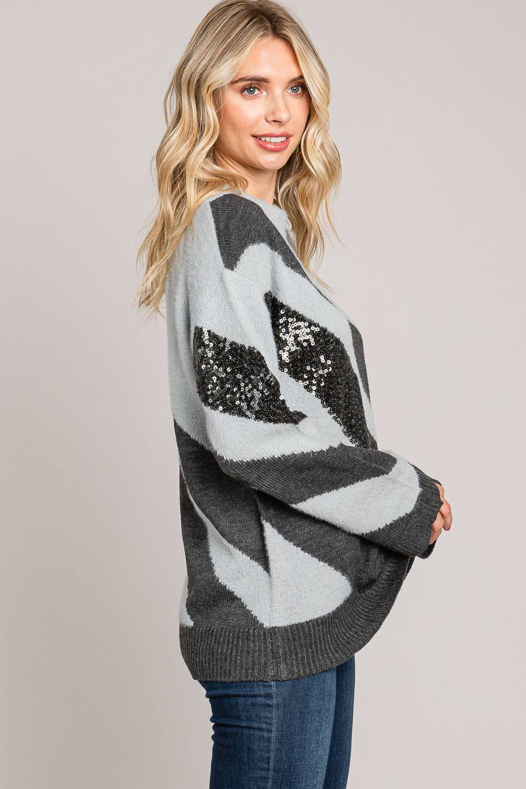 Sharon Sequin Sweater