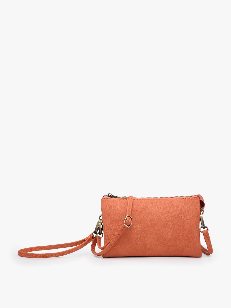 Riley Monogrammable 3 Compartment Crossbody/Wristlet