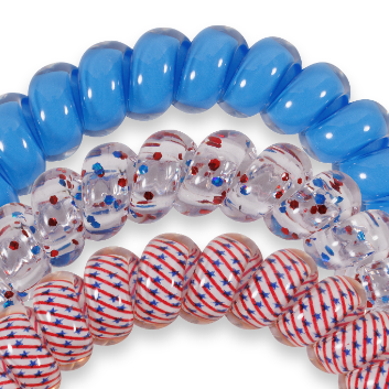Spiral Hair Coils | Large | Philadelphia Phillies Hair Ties