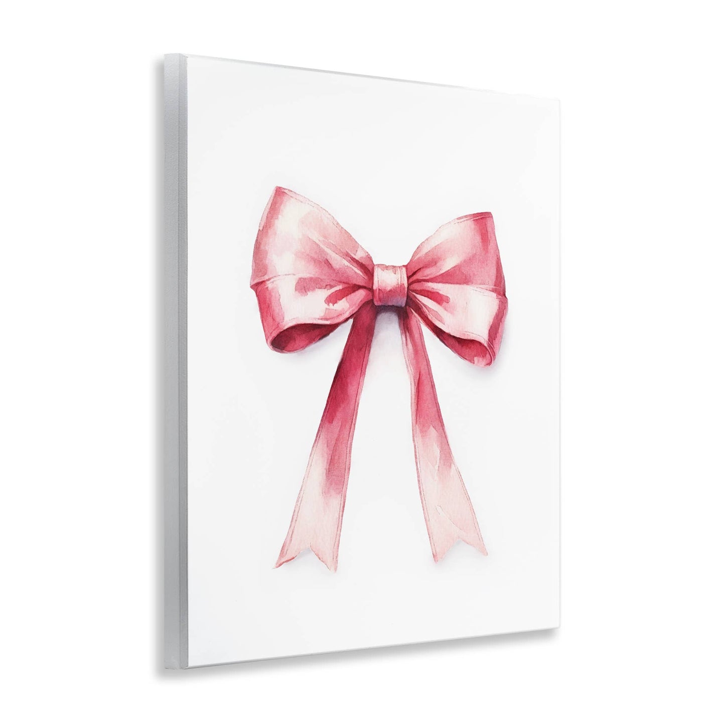 Delicate Pink Bow - Unframed Wall Art
