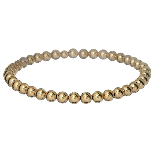 14K Gold Filled "THE CLASSIC" Ball Beaded Bracelet