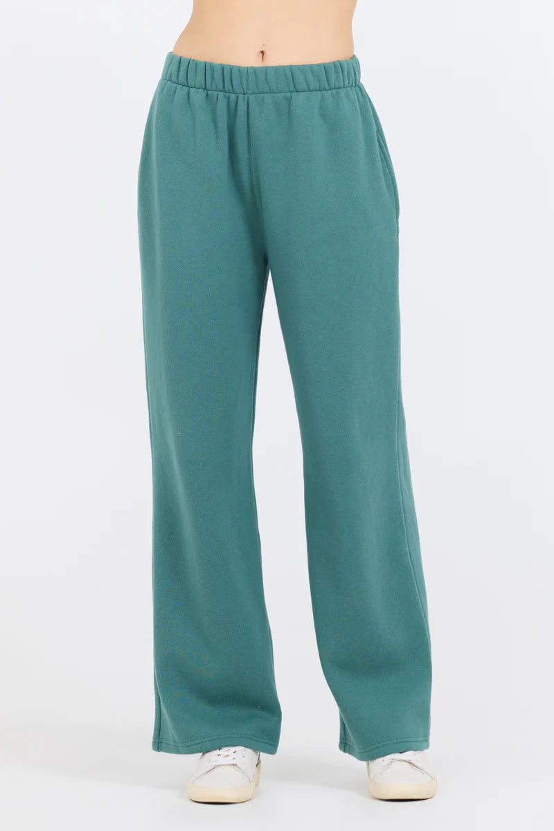 Fleece Wide Leg Pant