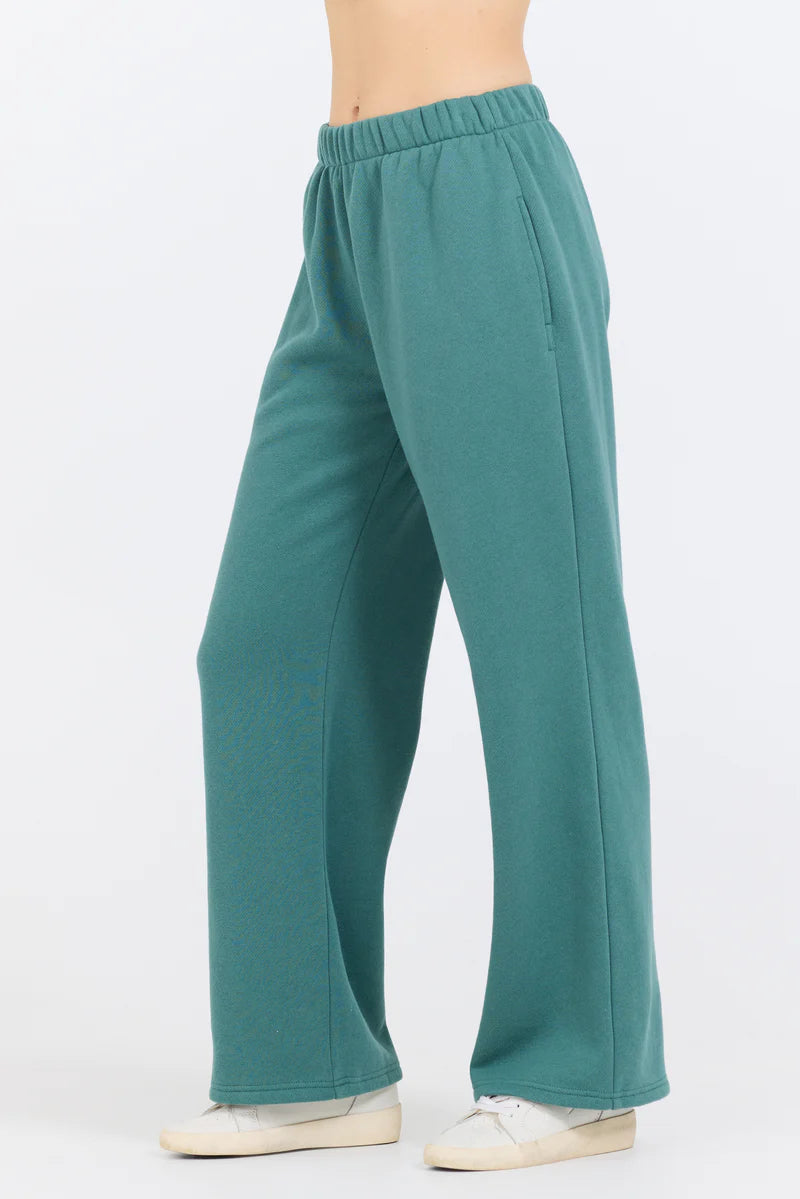 Fleece Wide Leg Pant