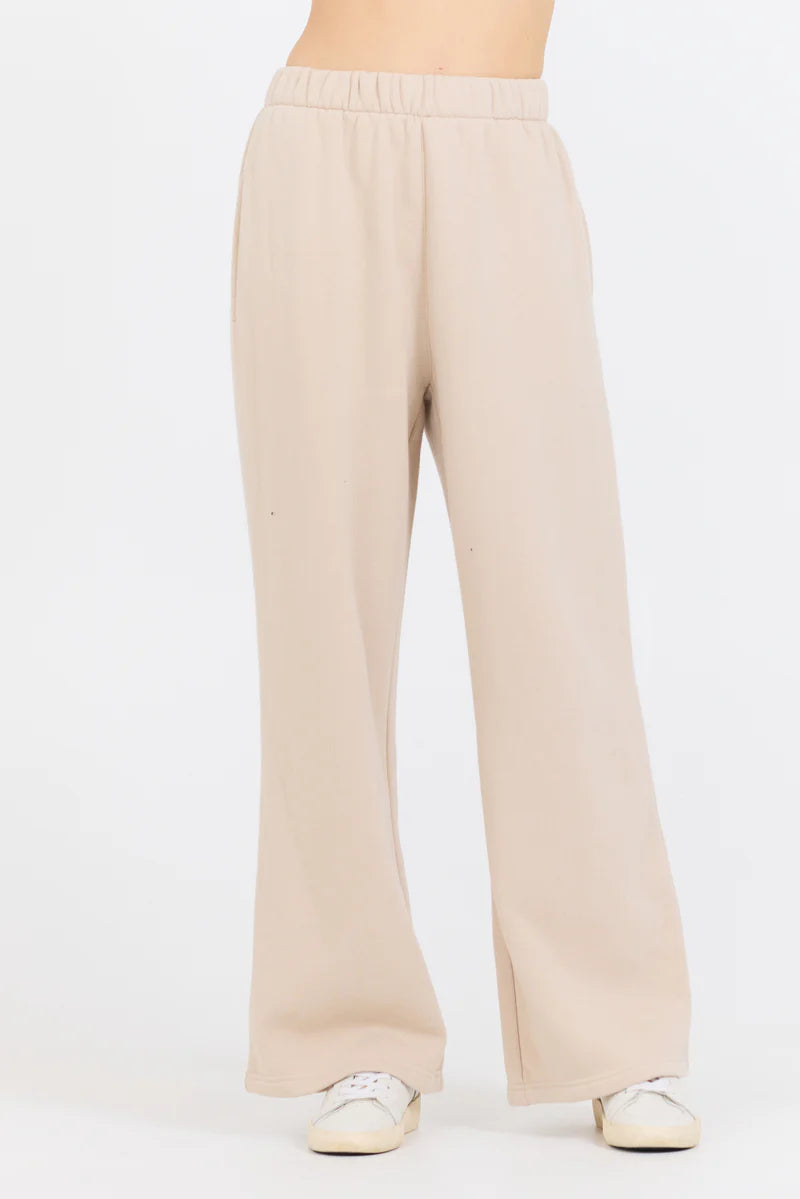 Fleece Wide Leg Pant