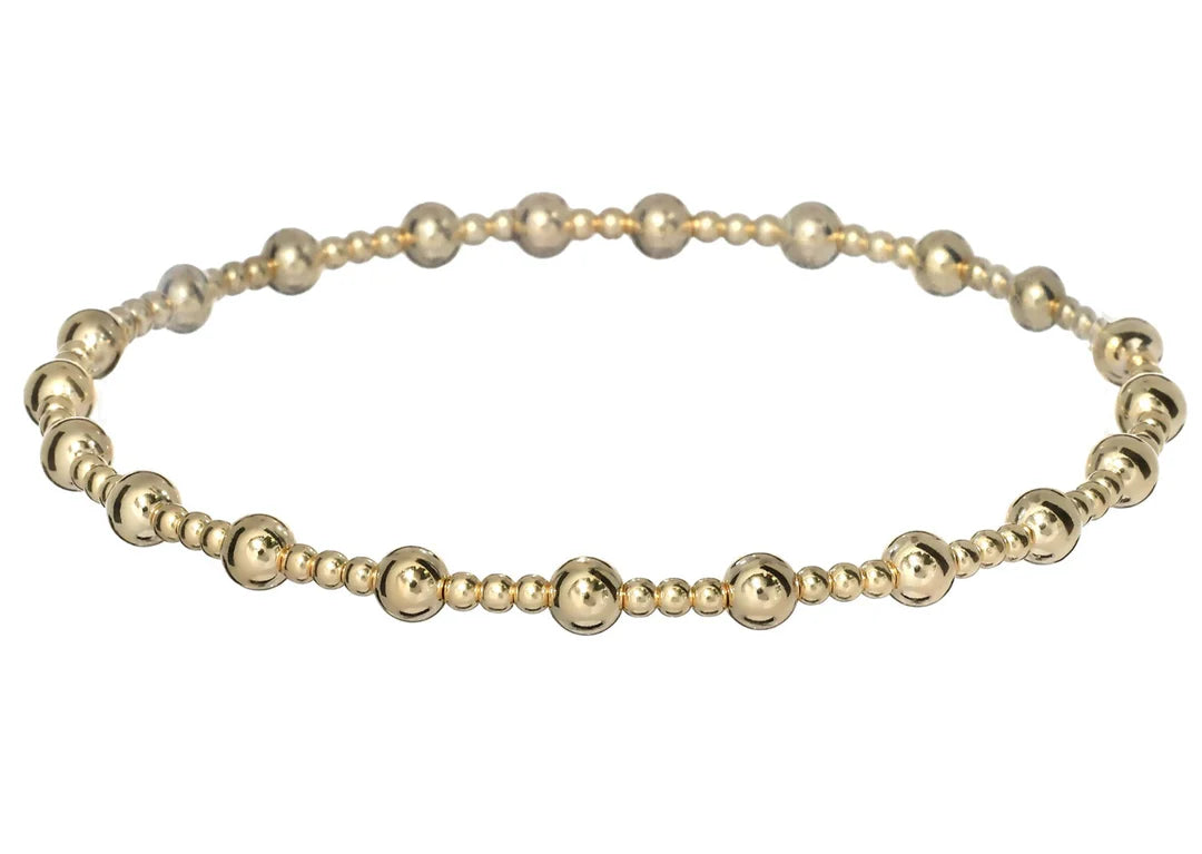 ANGELINA" 14K Gold Filled Ball Beaded Bracelet