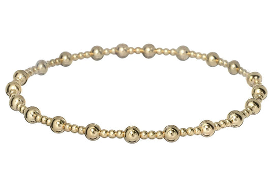 ANGELINA" 14K Gold Filled Ball Beaded Bracelet