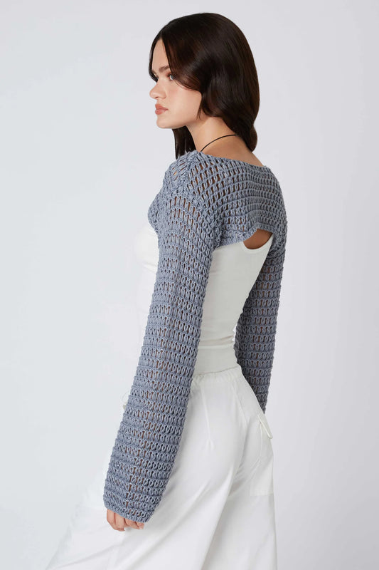 Caroline Open Knit Shrug