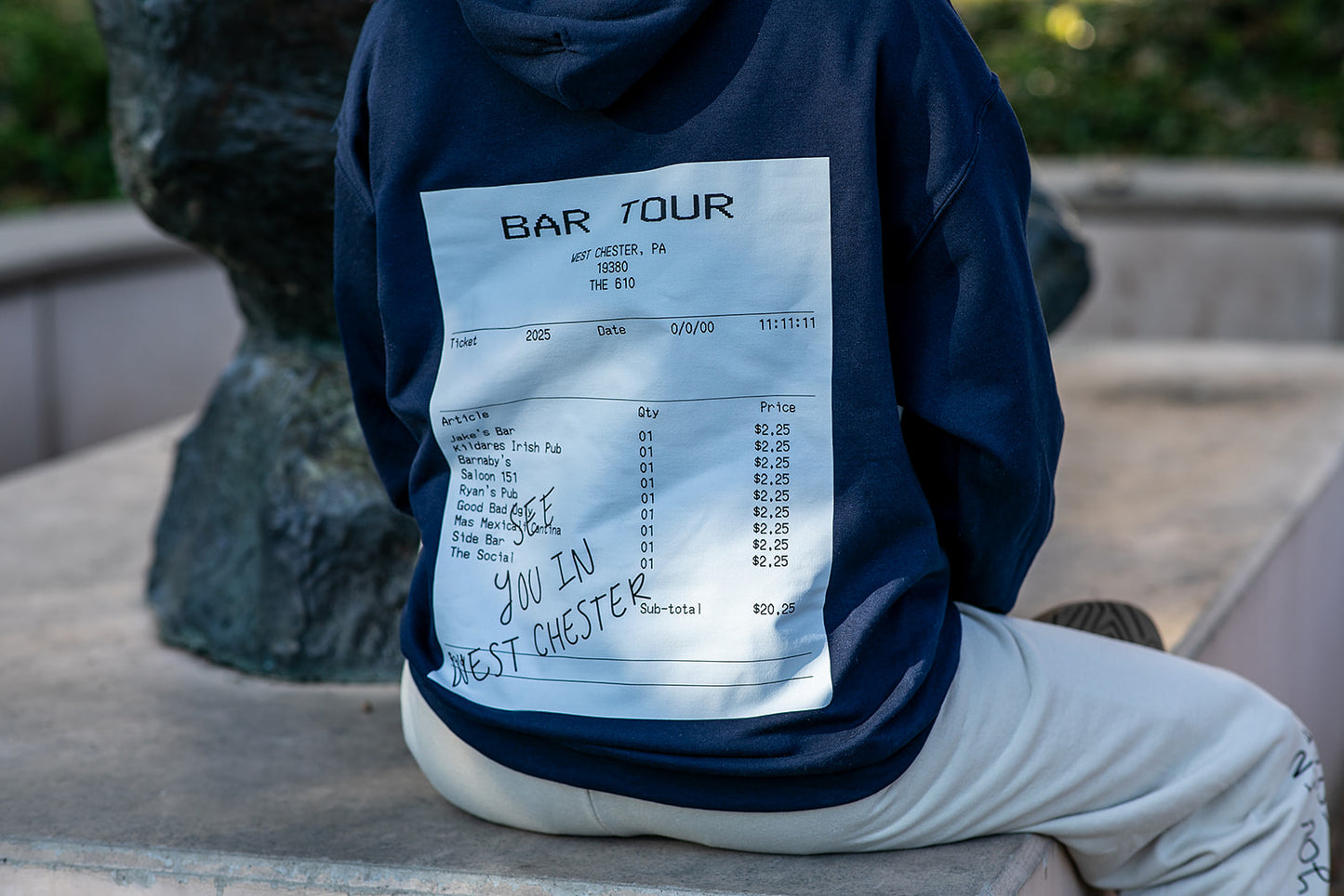 West Chester Bar Tour Hoodie 2025