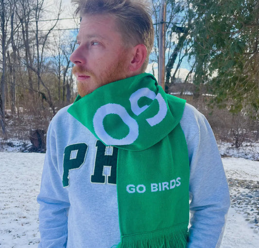 Philadelphia Eagles "Go Birds" Fringe Scarf