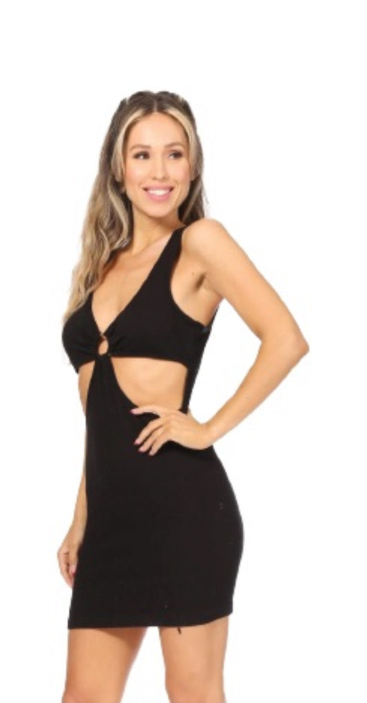 Seamless O-Ring Front Dress