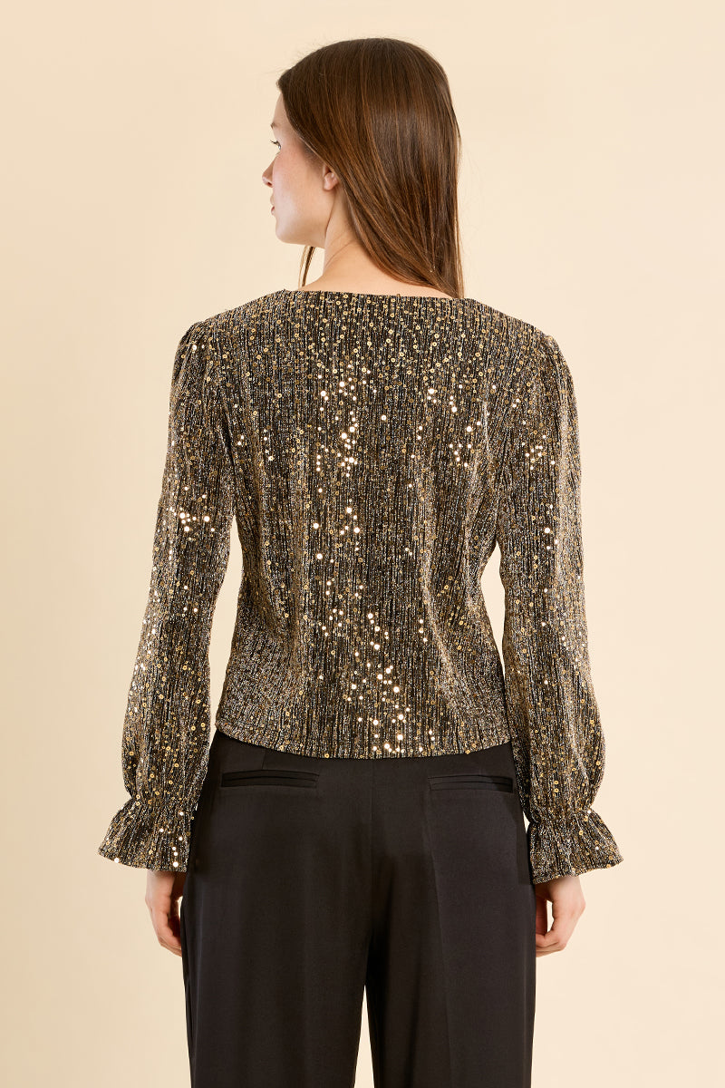 Gold Shimmer Top
