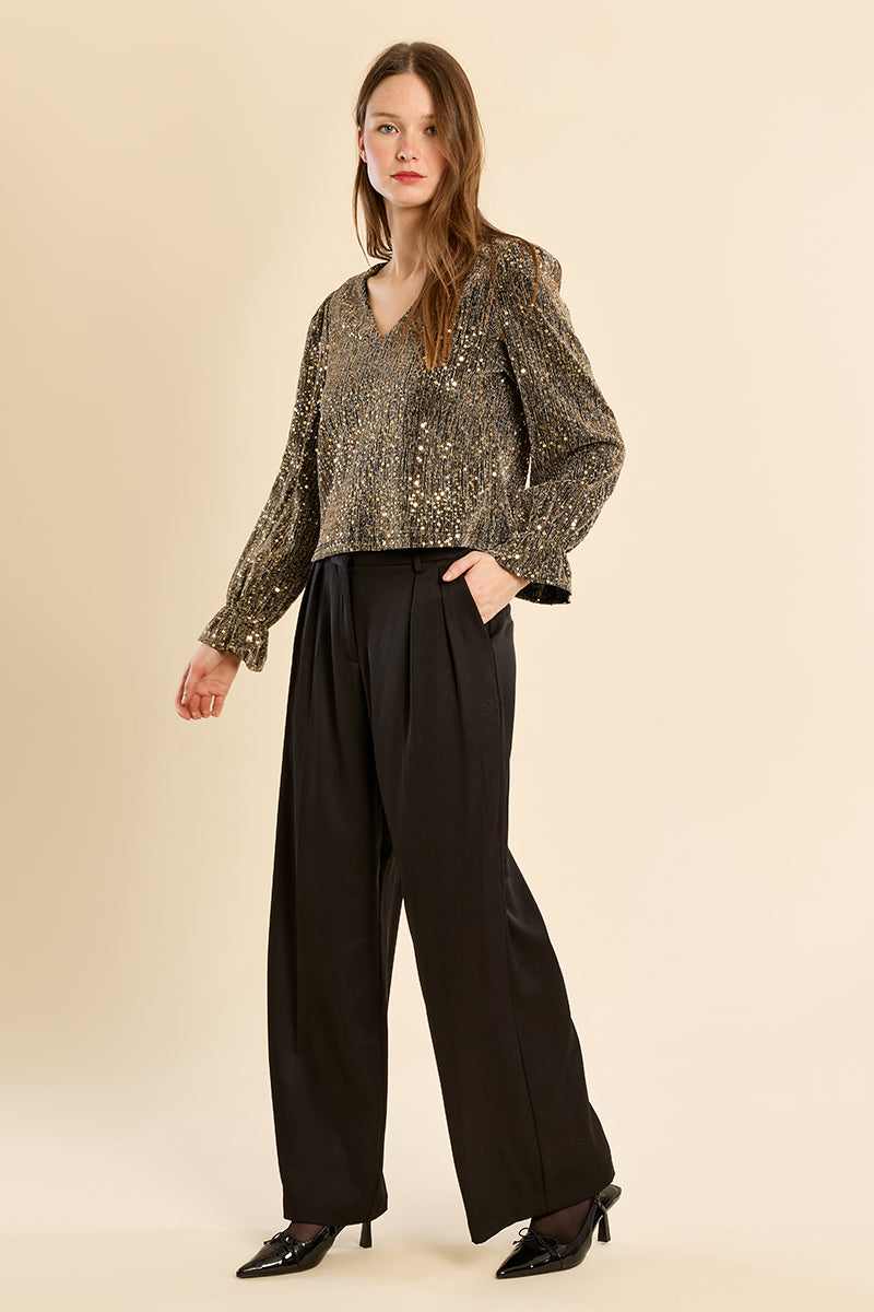 Gold Shimmer Top