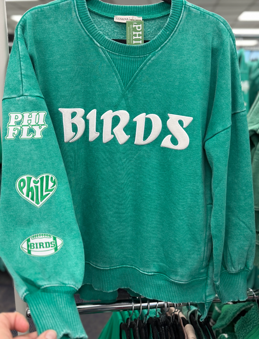 BIRDS Patch Sweatshirt
