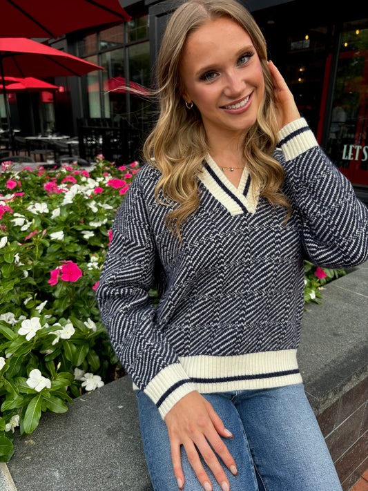 Geometric Sweater