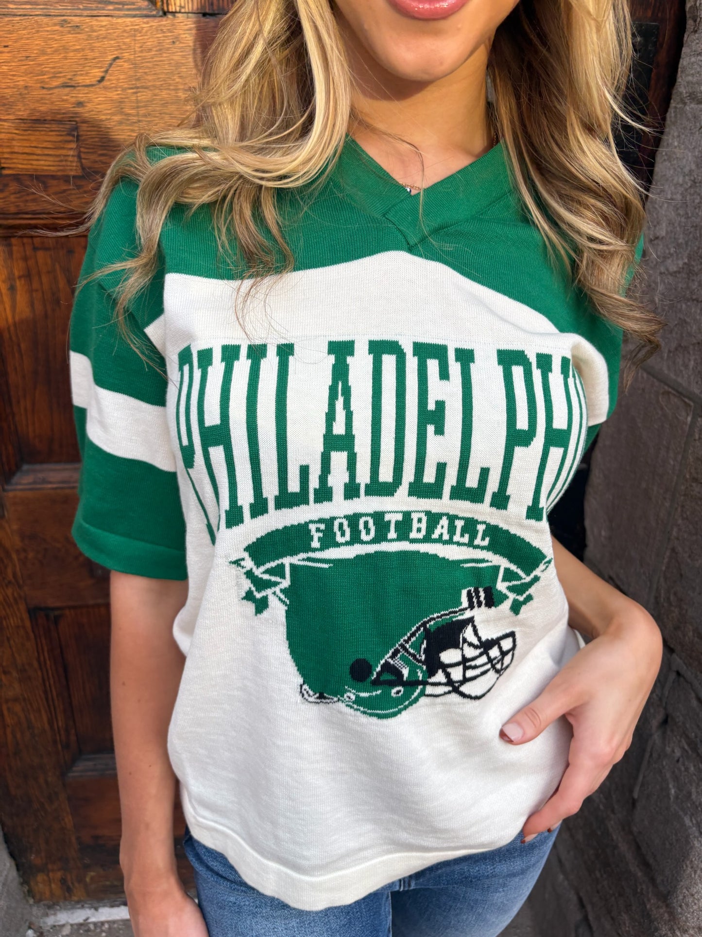 Philadelphia Eagles Football Heavy Weight T-Shirt
