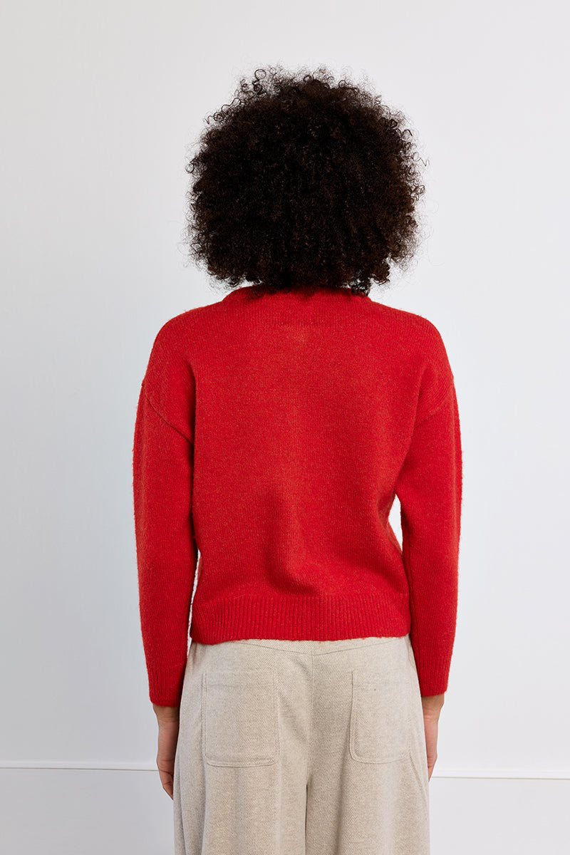 Red Bow Sweater